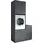 laundreezy Mehrzweckschrank-Set 118 x 238 x 68 cm Grau