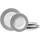 Flirt by R&B Doppio Tafelservice 8-tlg. grau