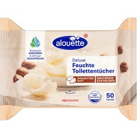 alouette Feuchtes Toilettenpapier Deluxe 1-lagig, 50 Tücher