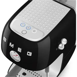 Smeg Siebträgermaschine ECF03BLEU Schwarz