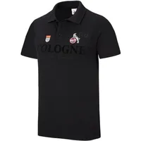 1. FC Köln Poloshirt „Schwarzer Weg“ (DE/NL/SE/PL, Alphanumerisch, XL, Regular, Regular, Schwarz) - XL
