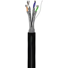 goobay CAT 6 S/FTP PiMF geschirmt, wetterfest - UV-beständig, als Verlegekabel für den Außenbereich, auf Trommel - 57195