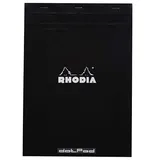 Rhodia Notizblock DotPad Nr. 18 A4 kariert Schwarz