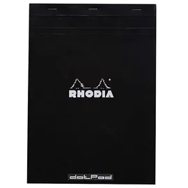 Rhodia Notizblock DotPad Nr. 18 A4 kariert Schwarz