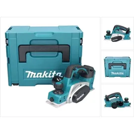 Makita Akku-hobel Dkp180zj 18v Ohne Akku Und Ladegerät Im Makpac Gr. 3 - Makita