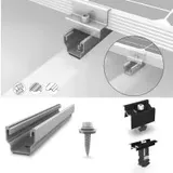 K2 Systems MultiRail Set auf Trapez Schrägdach für 12 Module