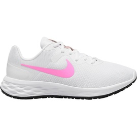 Nike Revolution 6 Next Nature, WHITE/PINK SPELL-FOSSIL STONE-, 40 1⁄2