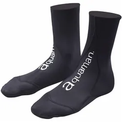 Aquaman Chaussettes de nage Triathlon-Natation - Noir - M