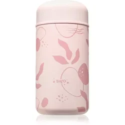 Saro Baby Liquid Thermo Thermosflasche für Lebensmittel Pink 500 ml