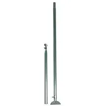Brunner Piper Orkanstütze mit Bügelfuß, Stahl, Ø25mm, 125-205cm