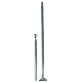 Brunner Piper Orkanstütze mit Bügelfuß, Stahl, Ø25mm, 125-205cm