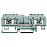 WAGO 880-831 Durchgangsklemme 5mm Zugfeder Belegung: L Grau