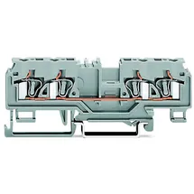 WAGO 880-831 Durchgangsklemme 5mm Zugfeder Belegung: L Grau