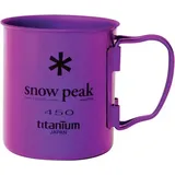 Snow Peak - Titanium Single Cup - Tasse Gr 450 ml lila