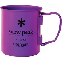 Snow Peak - Titanium Single Cup - Tasse Gr 450 ml lila