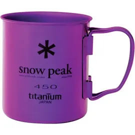 Snow Peak - Titanium Single Cup - Tasse Gr 450 ml lila