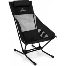 normani Outdoor Sports Campingstuhl Witchai Grau/Schwarz