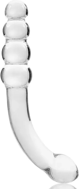 NEBULA SERIES - Modell 14 Dildo aus Borosilikatglas, 18,5 cm Ø 3 cm - Rosa