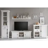 Home Affaire Wohnwand »California«, (Set, 4 St.), bestehend aus Standregal, Lowboard, Wandregal, Highboard, weiß