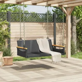 vidaXL Hängebank 109 x 62 x 40 cm Schwarz