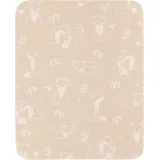 Biederlack Babydecke 'Little Foxes' 75 x 100 cm Beige
