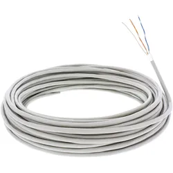 InLine Telefon-Kabel 4-adrig - 2x2x0,6mm - zum Verlegen - 100m Rolle