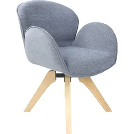 Tom Tailor HOME Armlehnstuhl »WINGS ARMCHAIR« (Set) 2 Stk.mit Armlehnen, drehbar, Rückholfunktion, Massivholzgestell