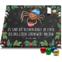 Mr. & Mrs. Panda Schoko Adventskalender Spinne Agathe Kaffee - Schwarz - Geschenk, Schokoladen Adventskalender, Videos, Merchandise, Morgenmuffel, ... - Schwarz