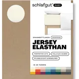 schlafgut Easy Jersey Elasthan Boxspring 180 x 200 - 200 x 220 cm yellow light