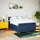 vidaXL Boxspringbett 140 x 200 cm Blau