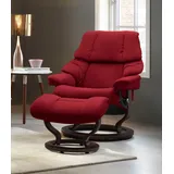 Stressless Stressless® Relaxsessel »Reno«, mit Classic Base, Größe S, M & L, Gestell Braun rot