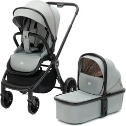 Kombi-Kinderwagen FILLIKID "Kinderwagenset Cougar", Baby, grau, Aluminium, Kinderwagen