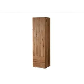 Massivmoebel24 Schrank Wild-/Zerreiche 50x43x180 natur geölt FRANKFURT 113