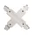 Deko-Light D Line X-Verbinder links-links-rechts-rechts Stromschiene