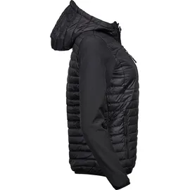 Tee Jays Damen Crossover Kapuzenjacke Stepp-Jacke 9629 black/black XXL
