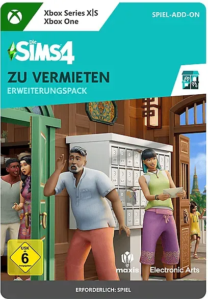 THE SIMS 4 FOR RENT EXPANSION PACK - [Xbox One & Xbox Series X S]