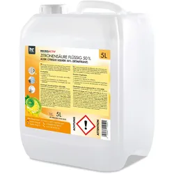 1 x 5 Liter Zitronensäure 50% in 5 L Kanistern