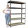 Proregal Schwerlastregal Metall 200x180x75 cm grau