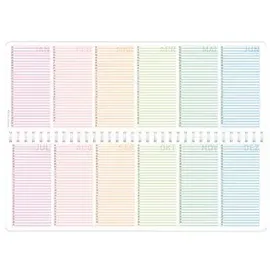 Häfft Tischkalender Rainbow 2026/2027