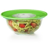 Oxo Good Grips 8-in Reusable Silicone Lid Wiederverwendbarer Silikondeckel-20cm/8in, Grün/klar, Medium (8-in)