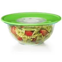 Oxo Good Grips 8-in Reusable Silicone Lid Wiederverwendbarer Silikondeckel-20cm/8in, Grün/klar, Medium (8-in)
