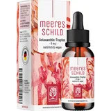 Meeresschild Astaxanthin Tropfen hochdosiert - Farbe entspricht Produktbild