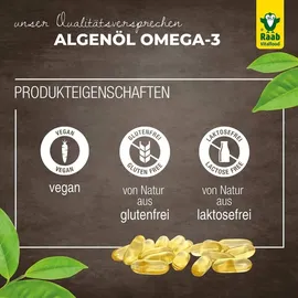 Raab Vitalfood Algenöl Omega-3 Kapseln 30 St.