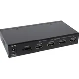 InLine Displayport zu HDMI 2x2 Videowand Splitter, 1 Eingang auf 4 Ausgänge, 4K2K