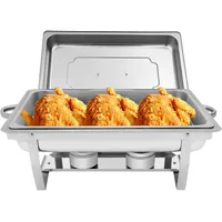 9L Speisenwärmer Chafing Speisewärmer Wärmebehälter Warmhaltebehälter Dish DHL