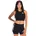 Gel Pocket Crop Top schwarz XL