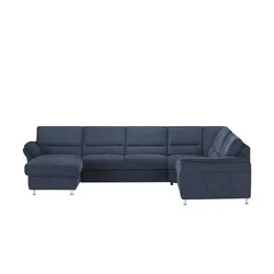 meinSofa Wohnlandschaft  Donald ¦ blau ¦ Maße (cm): B: 335 H: 89 T: 262.0