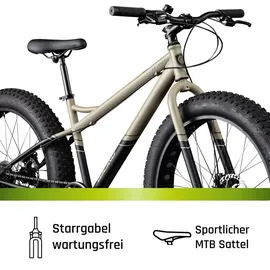 Galano Fatman 4.0 26 Zoll RH 155 cm Unisex schwarz/beige