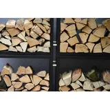 JAN KURTZ Verbindungsset zum Stapeln Holzmichel Holz Kunststoff Metall Silber