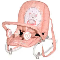 Lorelli Babywippe Eliza Spielbogen, verstellbar, Tragegriffe, Schwingeffekt pink